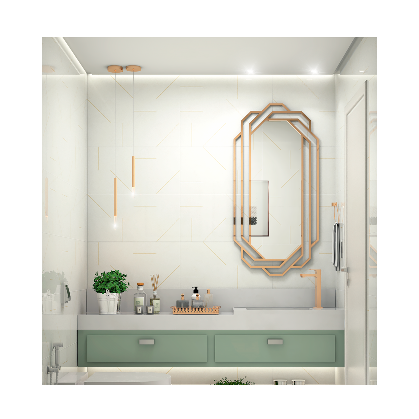 Revestimento DUBAI GOLD POLIDO 38 x 74,5