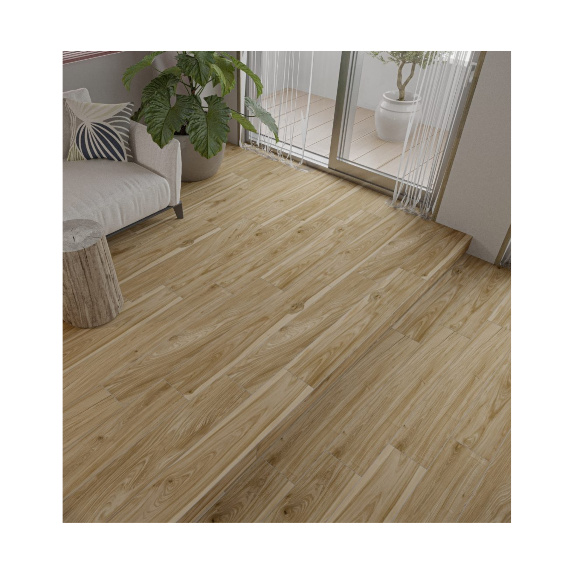 Porcelanato 120024 Nogal Prime, 20x120 Regua