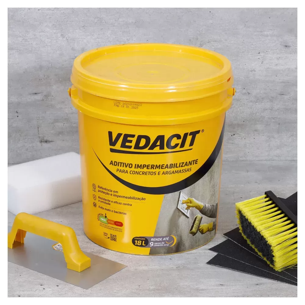 Aditivo Impermeabilizante, 18 L, Vedacit